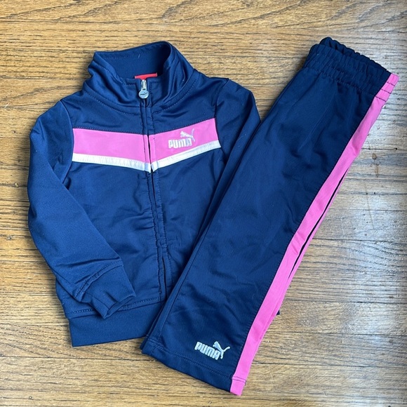 Puma Baby Toddler 18 Month Two Piece Zip Up Track Suit - Picture 1 of 9